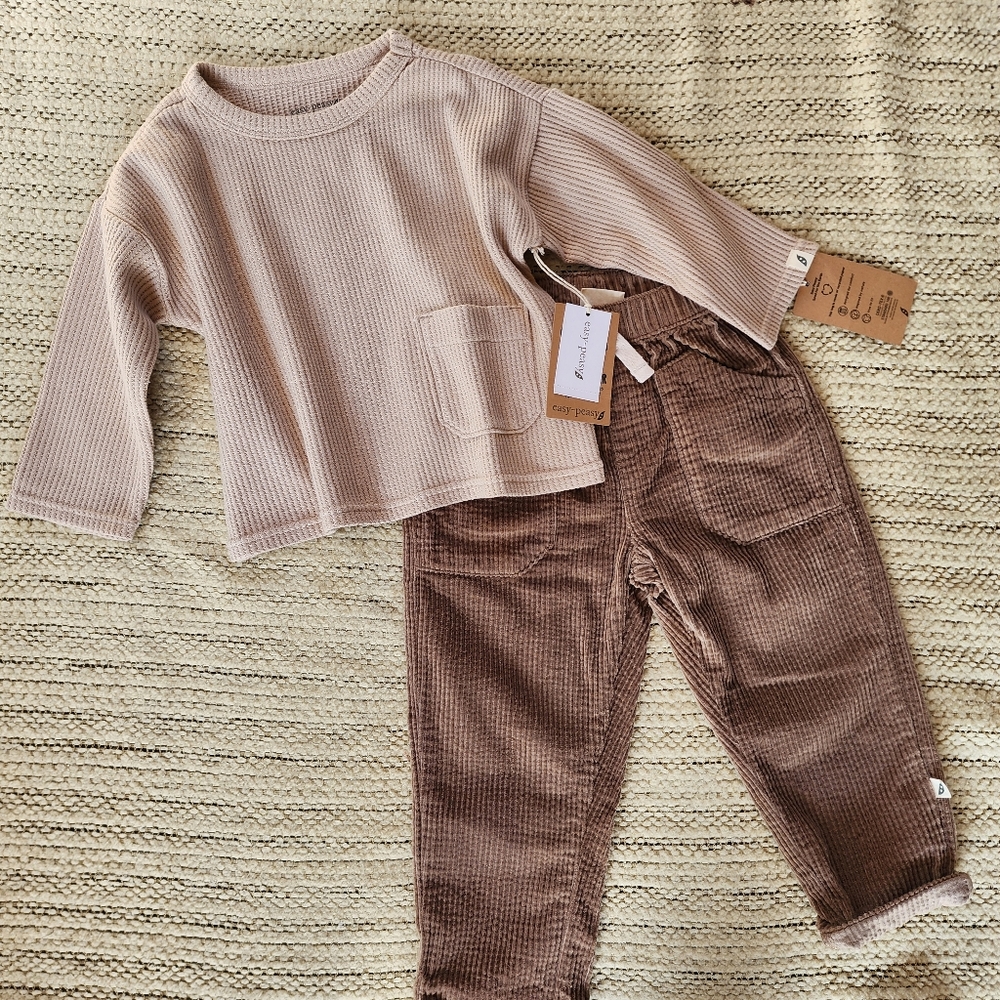 Neutral NWT Easy peasy organic set sz 2
